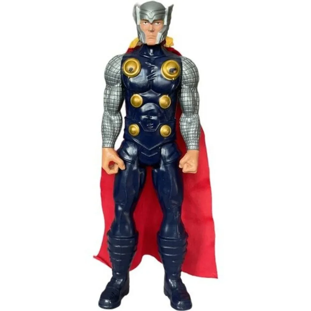 Marvel Avengers Titan Hero Thor Action Figure With Red Cape